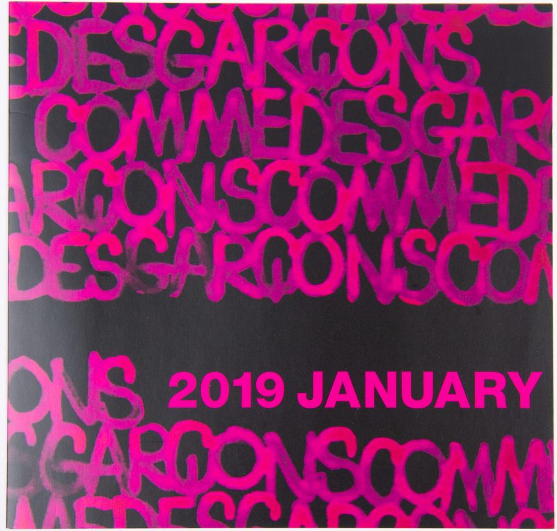 COMME des GARÇONS S/S 2019 Invitation cards