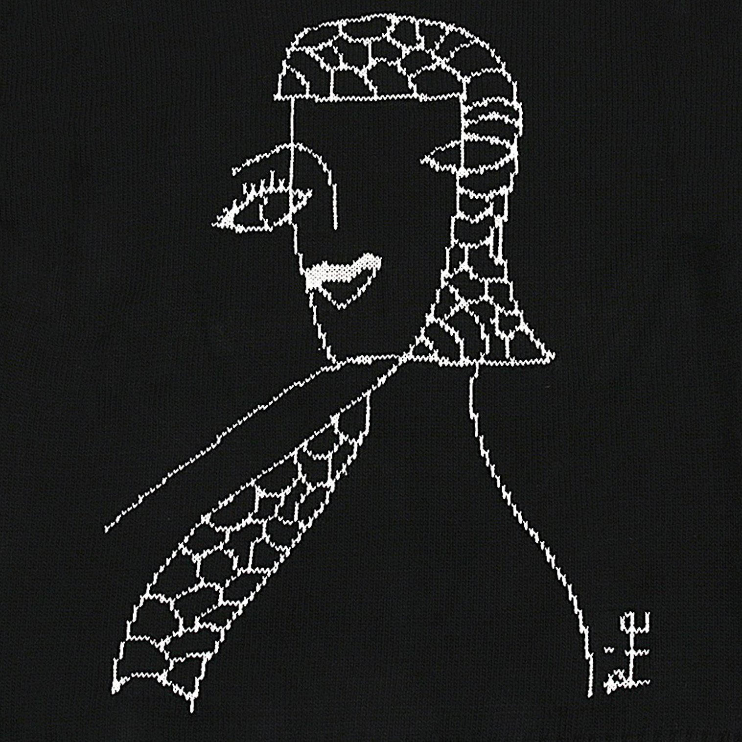 YOHJI YAMAMOTO Rie Miyazawa Drawing Knit