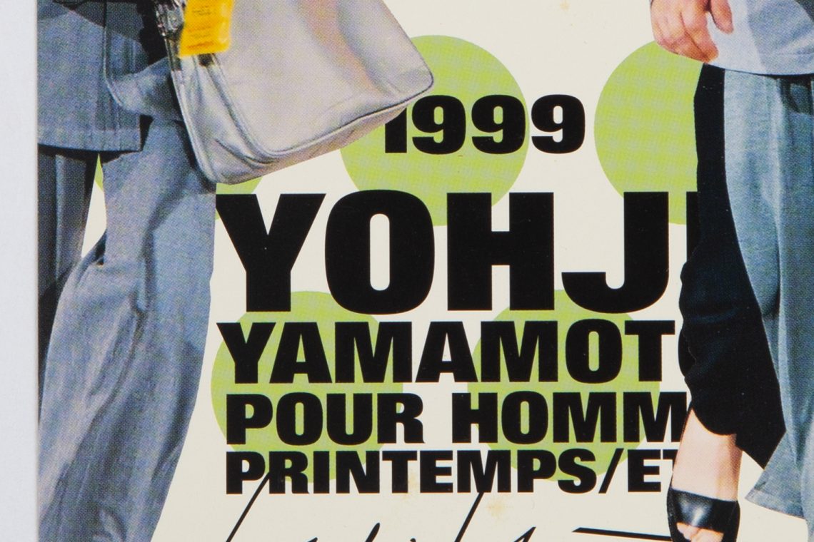 1999 YOHJI YAMAMOTO POUR HOMME PRINTEMPS/ETE