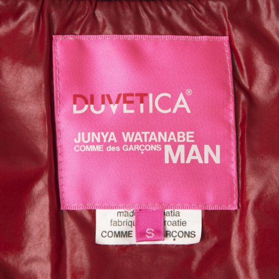 JUNYA WATANABE MAN PINK COMME des GARCONS × DUVETICA Down College jacket