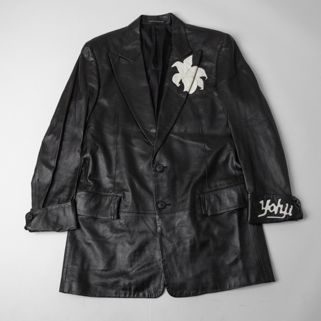 2003A/W Yohji Yamamoto POUR HOMME Leather Switching Jacket