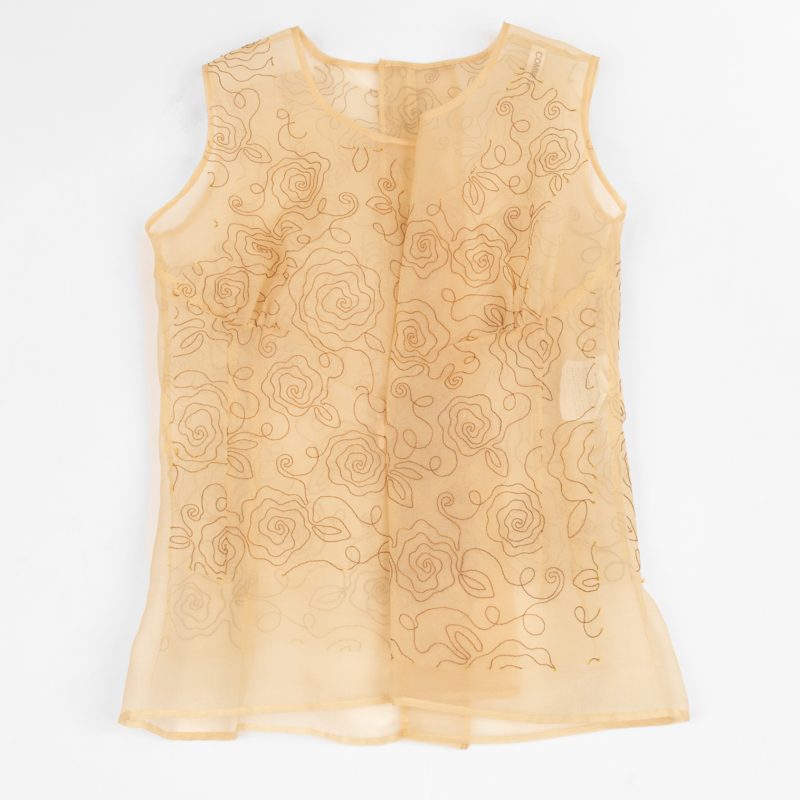 AD1997 COMME des GARCONS Embroideried See-through Vest