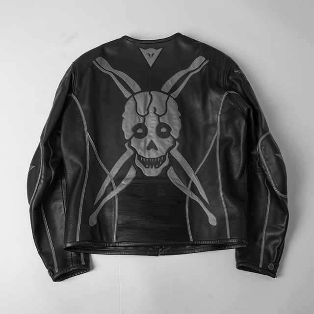 Yamamoto POUR HOMME x DAINESE Skull Leather Jacket