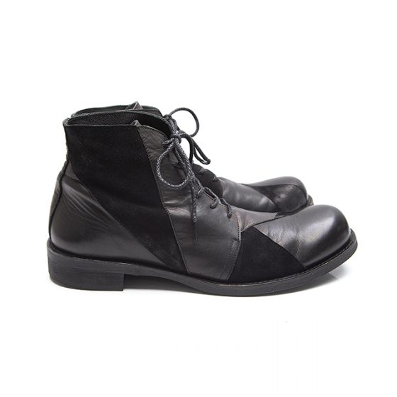 2015A/W Yohji Yamamoto POUR HOMME Patch work Chukka boots