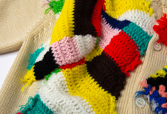 AD2009 COMME des GARCONS Design Woven Knit Top