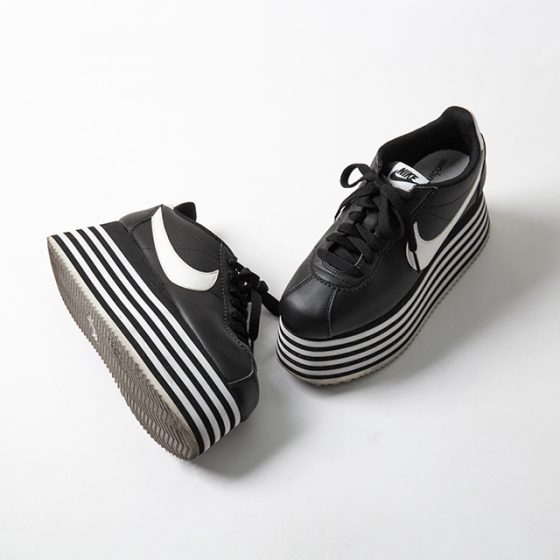 COMME des GARCONS x NIKE CORTEZ CDG Platform Sneakers