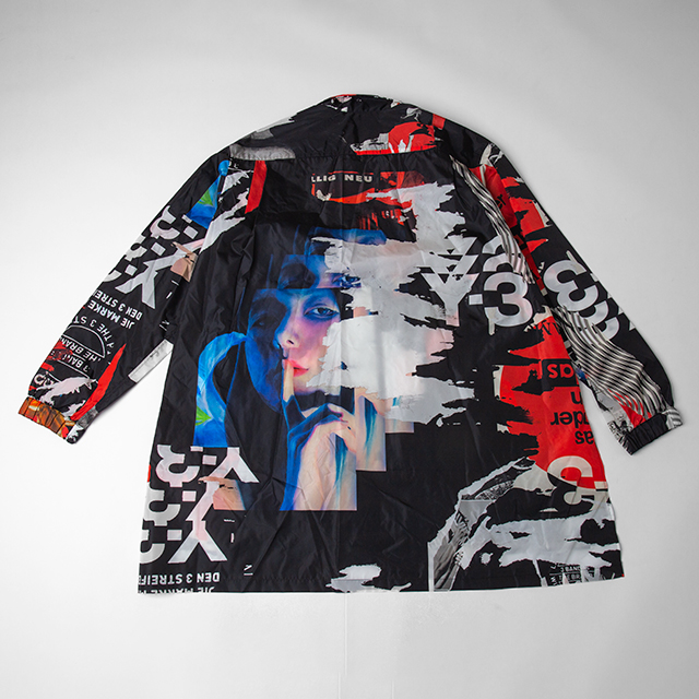 20-21A/W Y-3 x Uchida Suzume PRINTED LONG TRACK JACKET