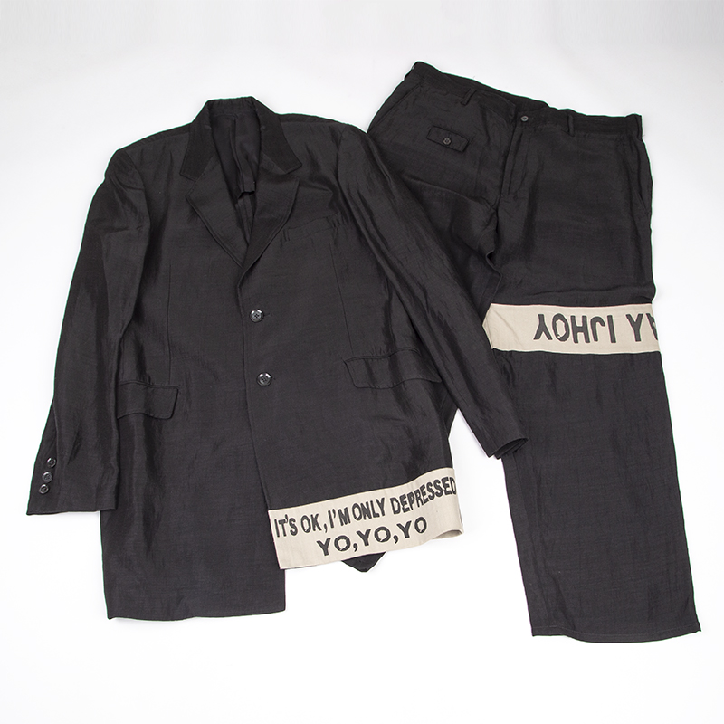 2008S/S Yohji Yamamoto POUR HOMME Message Switching Jacket & Pants
