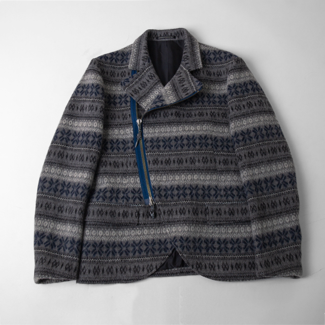 2014A/W Yohji Yamamoto POUR HOMME Nordic Pattern Jacket