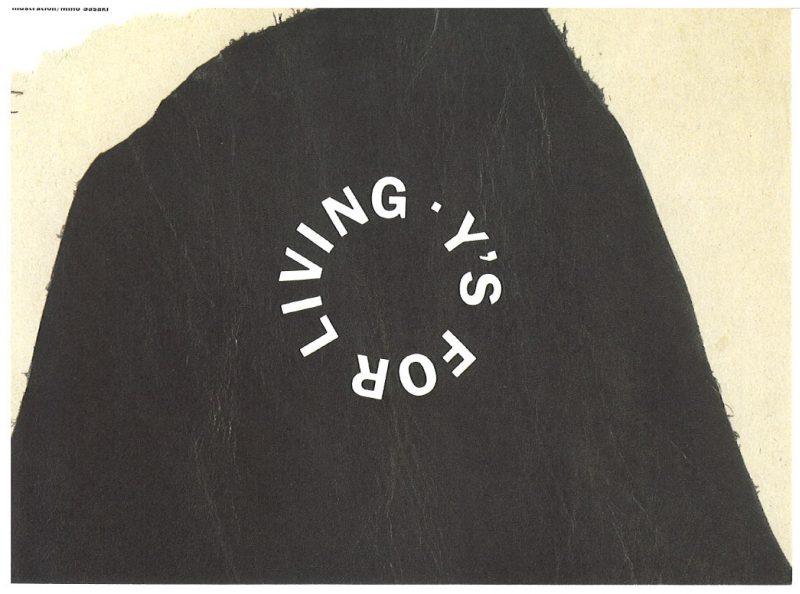 Y's for living POSTCARD