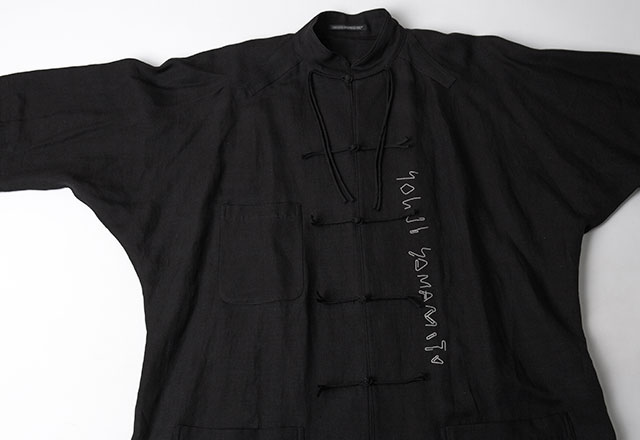 2015S/S Yohji Yamamoto POUR HOMME Clip Logo Design Jacket