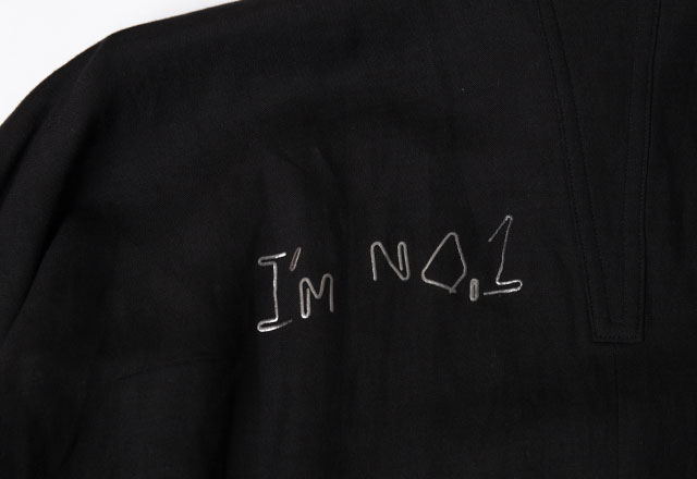 2015S/S Yohji Yamamoto POUR HOMME Clip Logo Design Jacket