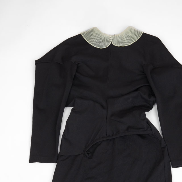 COMME des GARCONS  AD1990 Pleats Collar Switching Dress