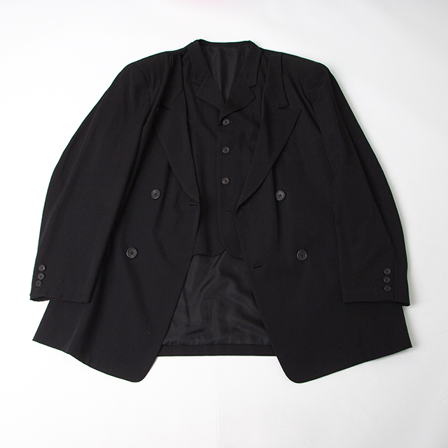 1986A/W Yohji Yamamoto POUR HOMME Layered Design Jacket