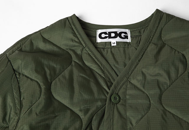 CDG (COMME des GARCONS)  Back Logo Printed Alpha Liner Jacket