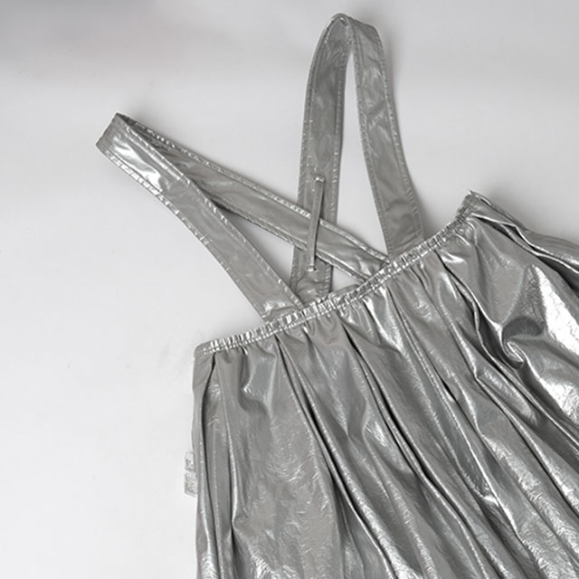 AD2017 COMME des GARCONS Metallic Shoulder Skirt