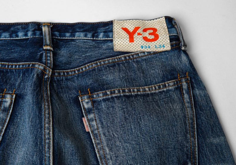 Y-3 Scratching Design Jeans