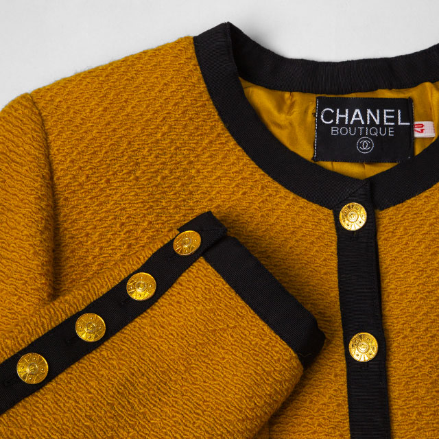 1989A/W CHANEL Vintage Tweed Jacket