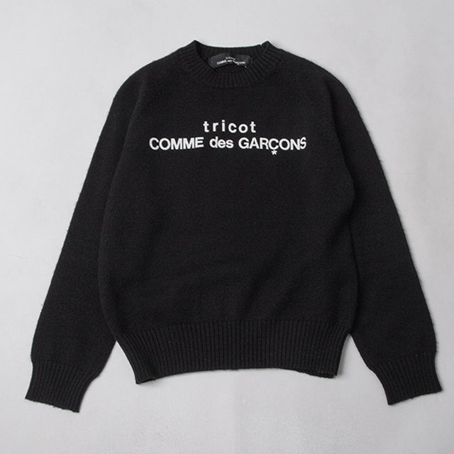 tricot COMME des GARCONS Logo Printed Knit Sweater