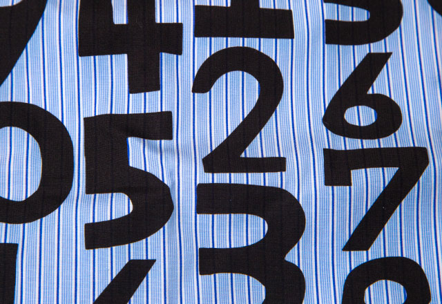 COMME des GARCONS  HOMME DEUX Numbers Printed Shirt