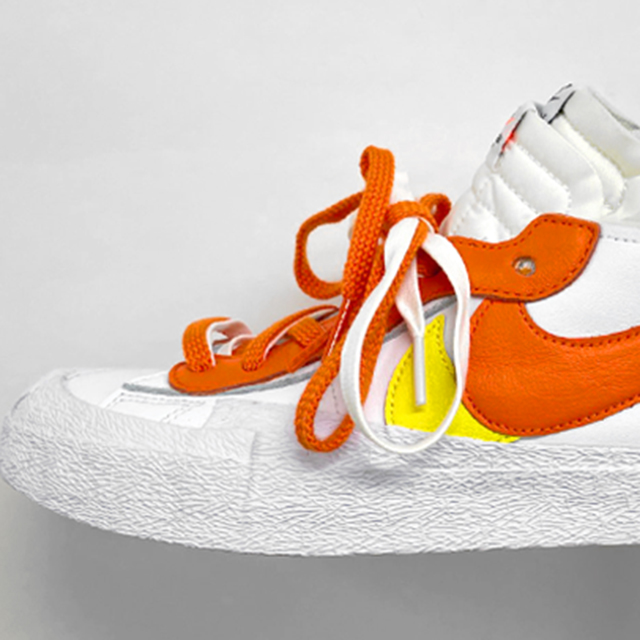 Sacai x Nike Blazer Low Magma Orange