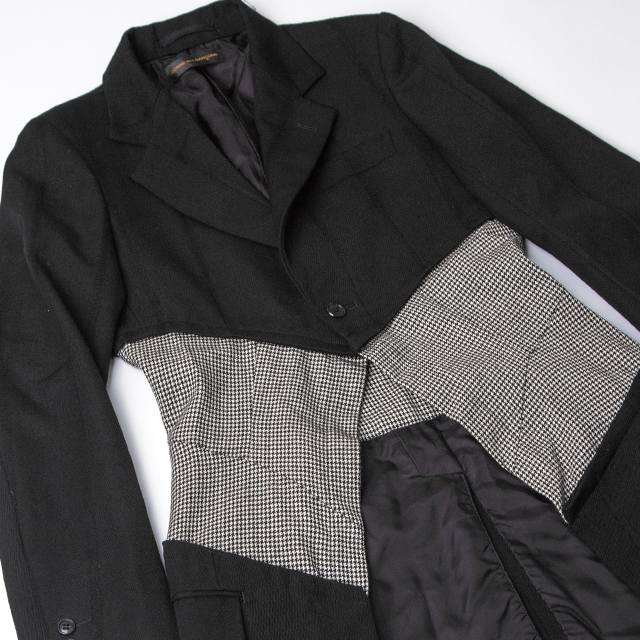 COMME des GARCONS houndstooth Switching Jacket