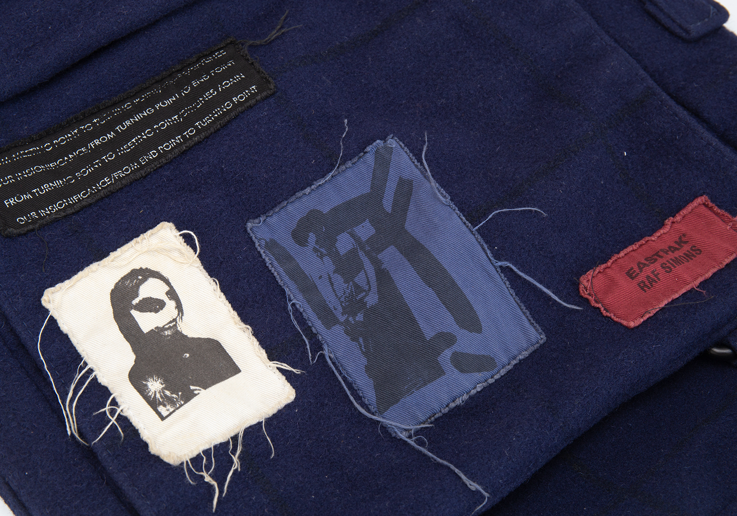 RAF SIMONS x EASTPAK Patched Design Shoulder Bag