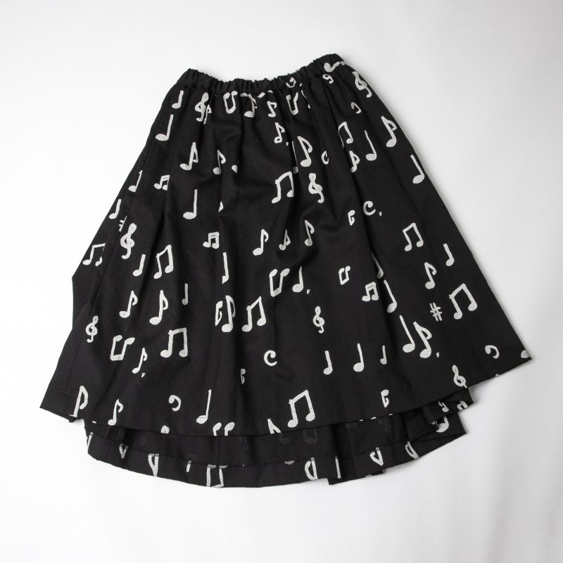 BLACK COMME des GARCONS Printed Skirt