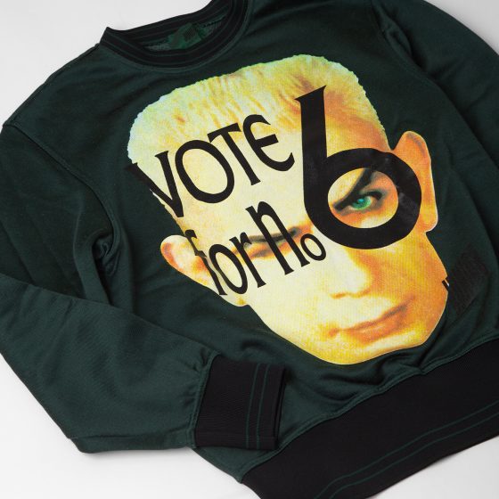 Junior Gaultier Jean Paul Gaultier AW1991 GAULTIER Vote for no 6 sweater