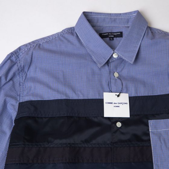 COMME des GARCONS HOMME AD2020 Plaids Switching Shirt