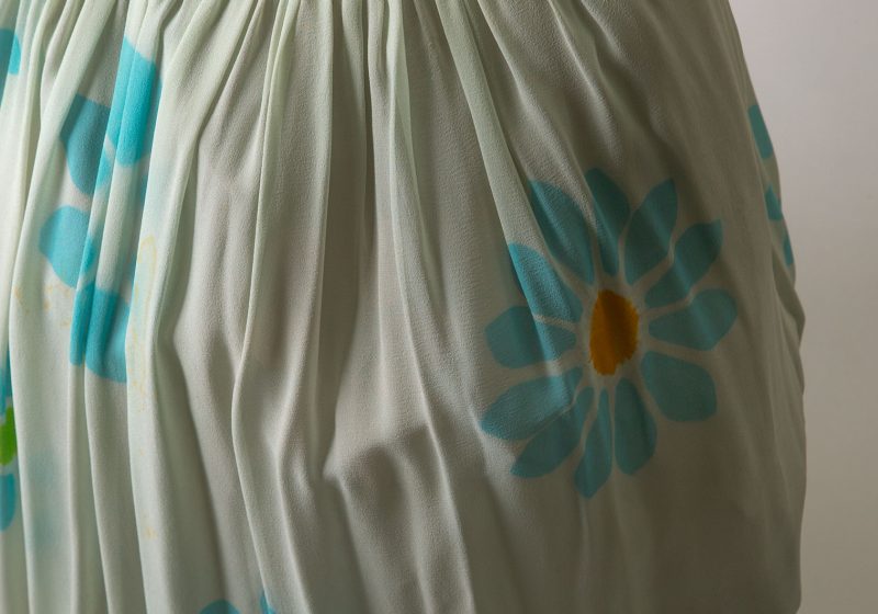 Yohji Yamamoto FEMME 1996S/S Floral Silk Tulle Flare Skirt
