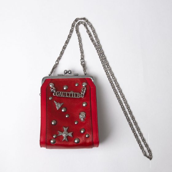 Jean Paul GAULTIER Studs Mini Leather Shoulder bag