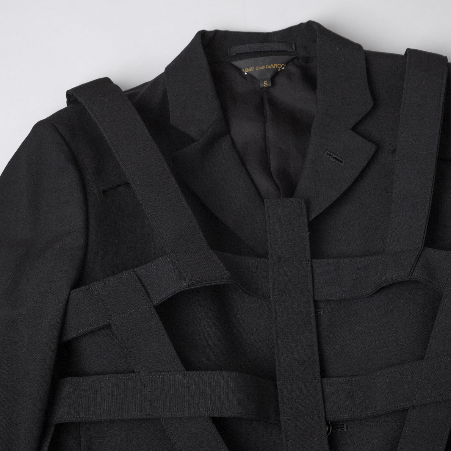 COMME des GARCONS AD2013 Harness Design Wool Jacket