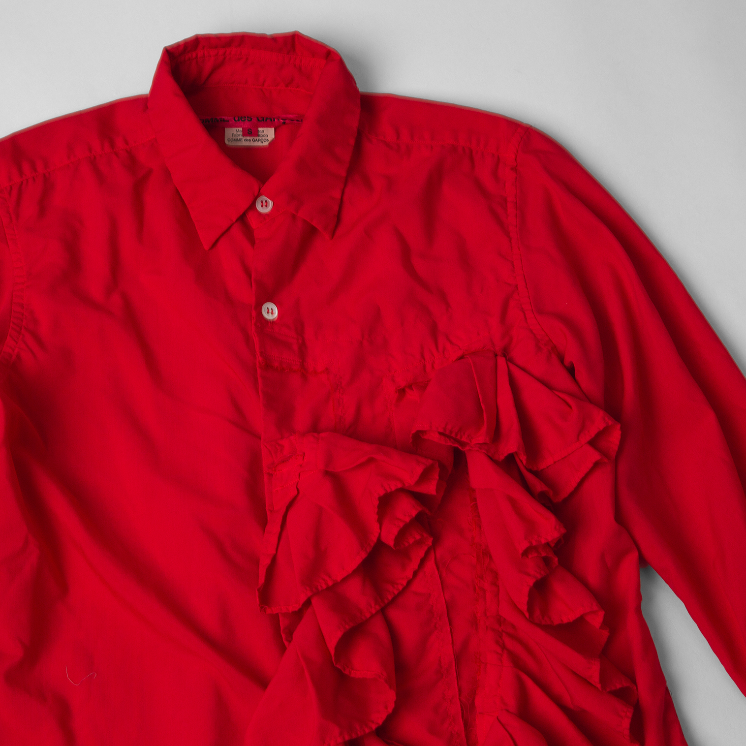 COMME des GARCONS Frill Switching Shirt
