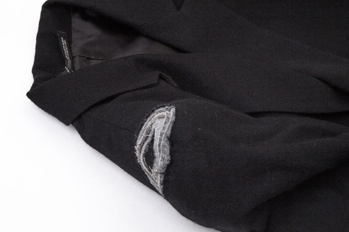 Yohji Yamamoto + NOIR 2015A/W shoulder Crashed Design Jacket