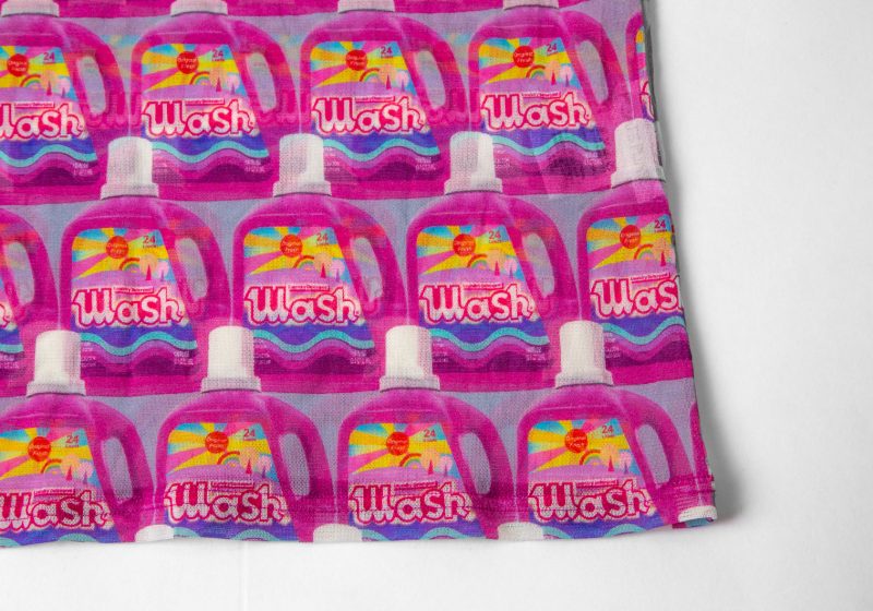 PLEATS PLEASE ISSEY MIYAKE Laundry detergent Printed Mesh Top