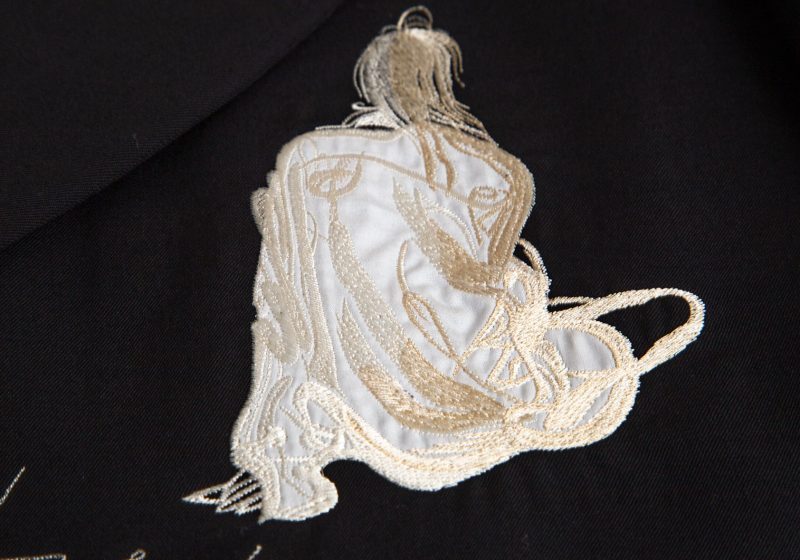 Yohji Yamamoto POUR HOMME Actress Embroidery Jacket