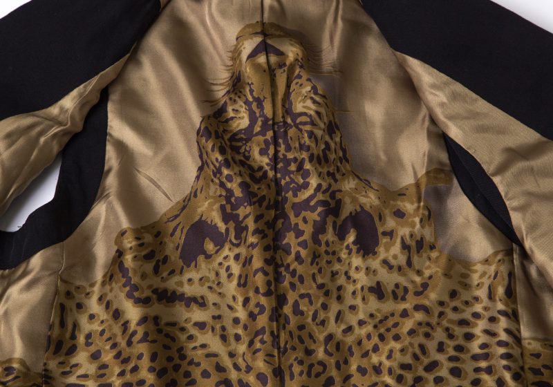 Jean Paul GAULTIER FEMME Leopard Printed Lining Vest