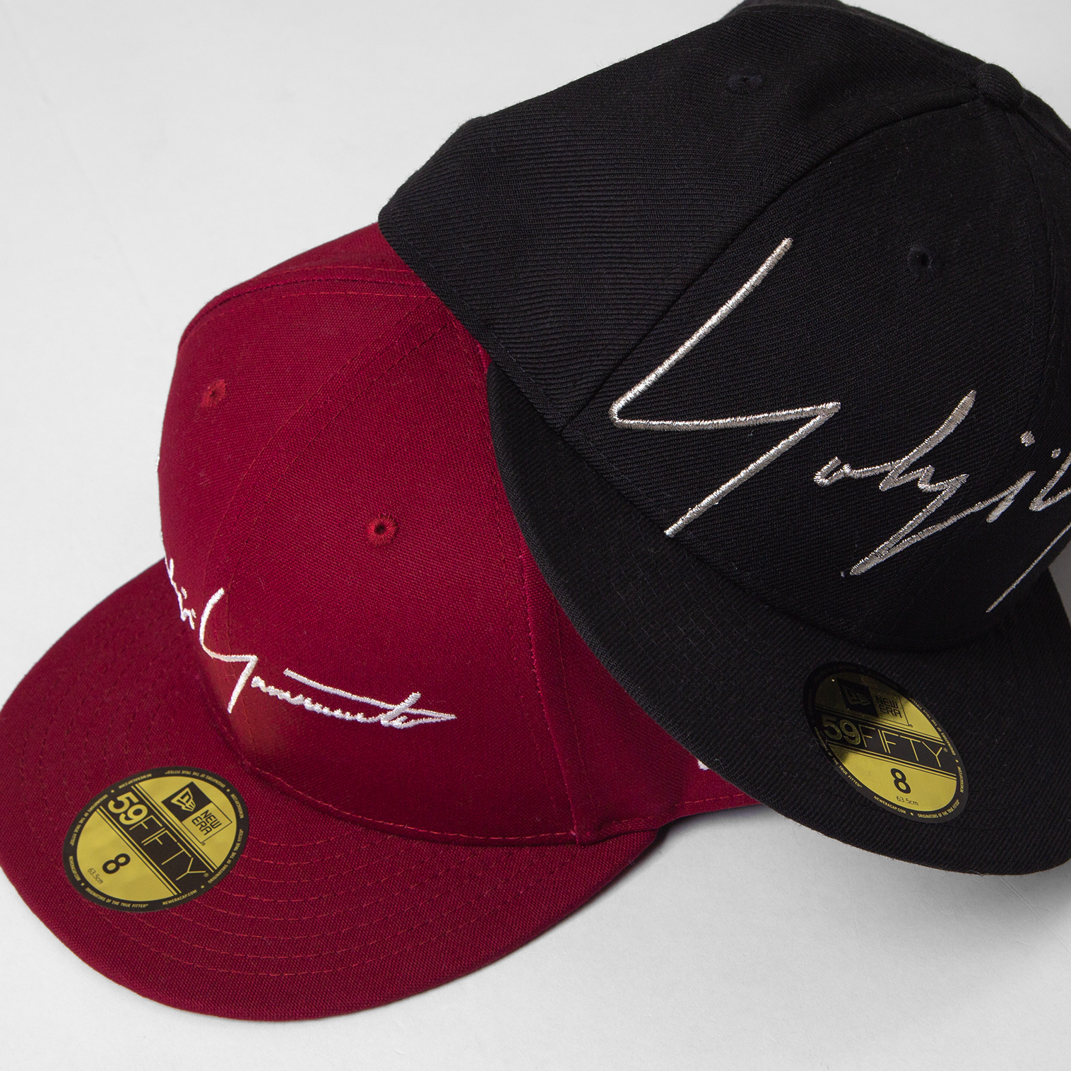 Yohji Yamamoto POUR HOMME x NEWERA 59FIFTY Signature Logo Caps