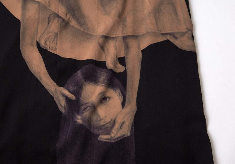 BLACK Scandal Yohji Yamamoto 2020S/S Suzume Uchida Printed Long Shirt