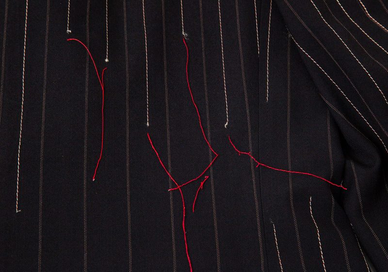 Yohji Yamamoto POUR HOMME Broken Yarn stripe Yeam
