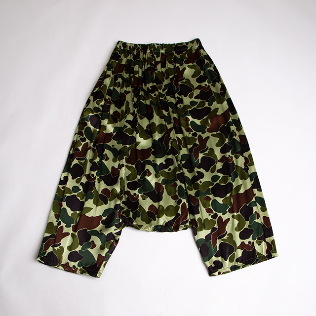 JUNYA WATANABE COMME des GARCONS S/S 2020 Duck Camouflage Dropped Crotch Pants