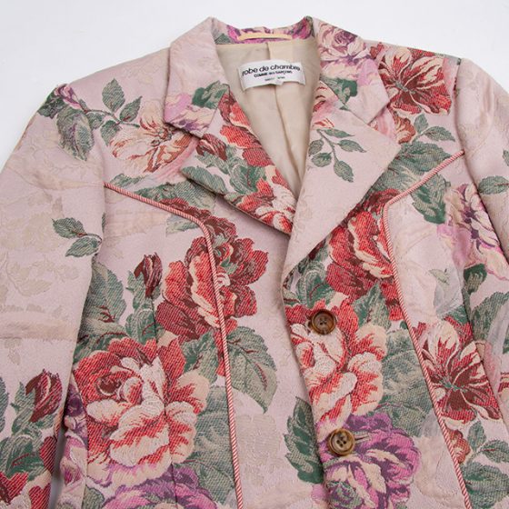 robe COMME des GARCONS Flower Jacquared Jacket