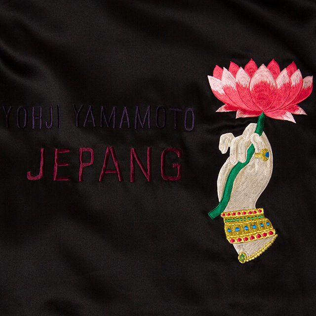 Yohji Yamamoto POUR HOMME Embroidery Design Satin Jacket