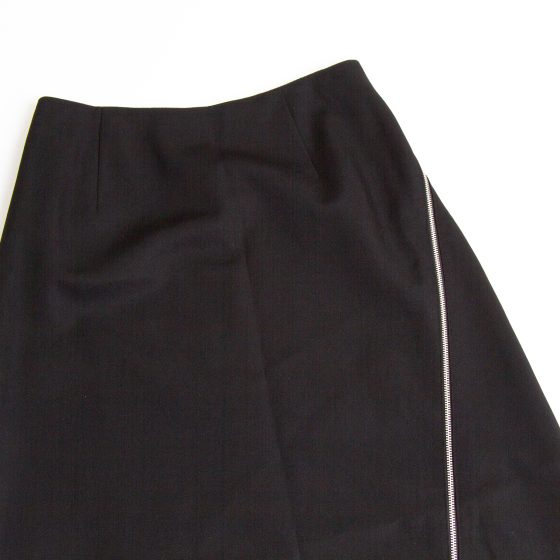 AD1992 COMME des GARCONS Curve Zip Design Skirt