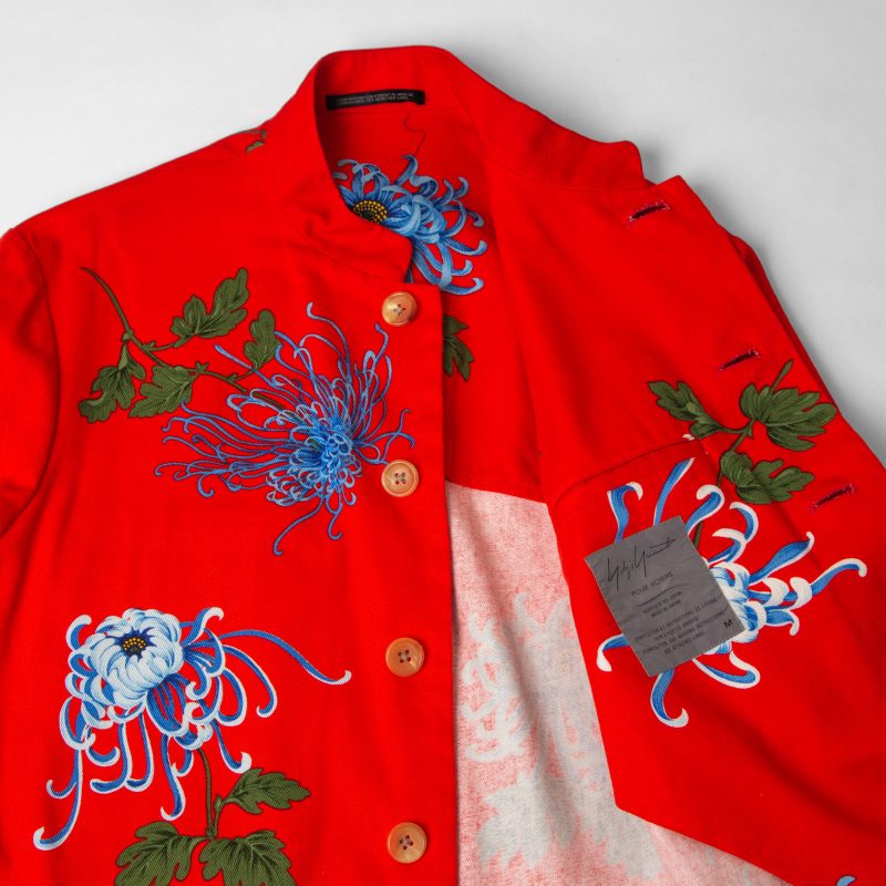 S/S1996 Yohji Yamamoto POUR HOMME Floral Printed Jacket
