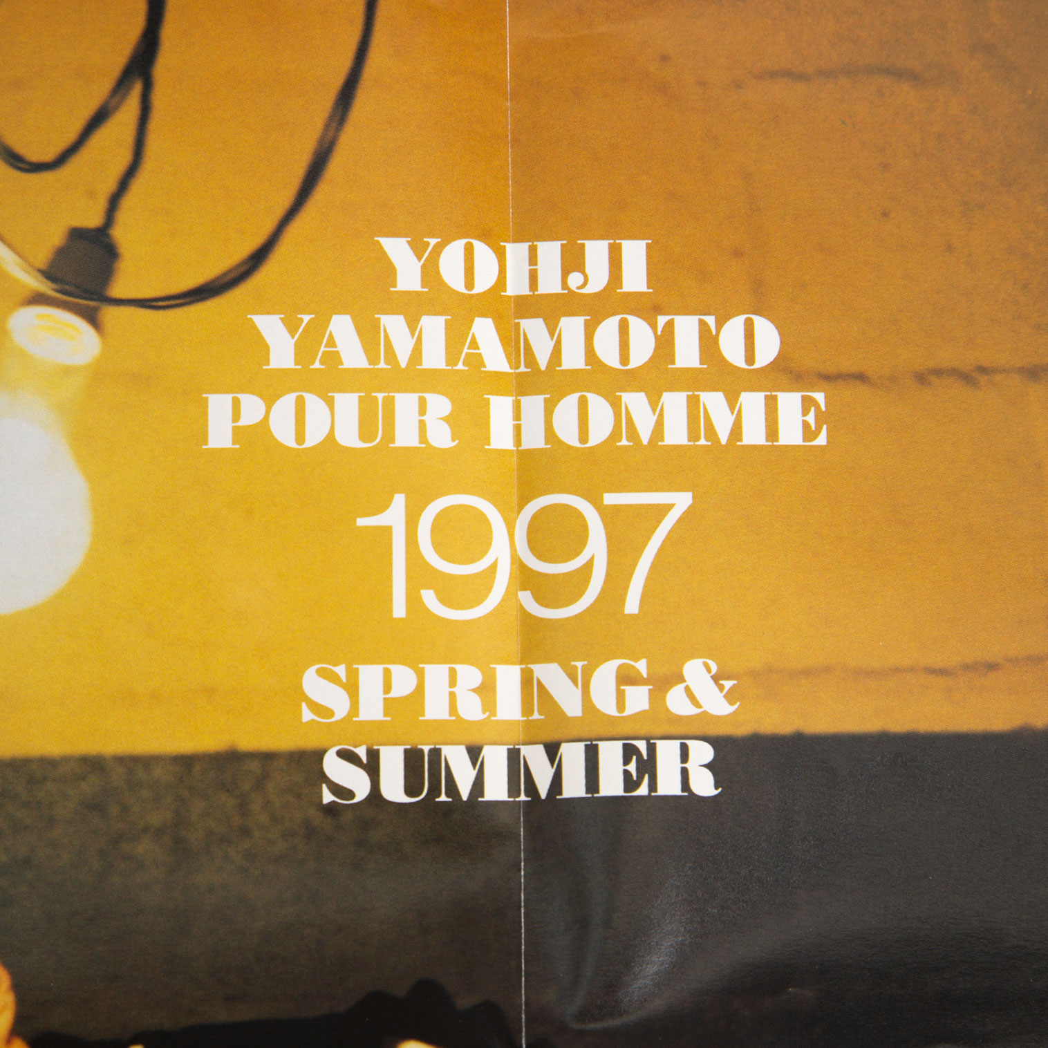 Yohji Yamamoto POUR HOMME SPRING – SUMMER 1997 Invitation Card