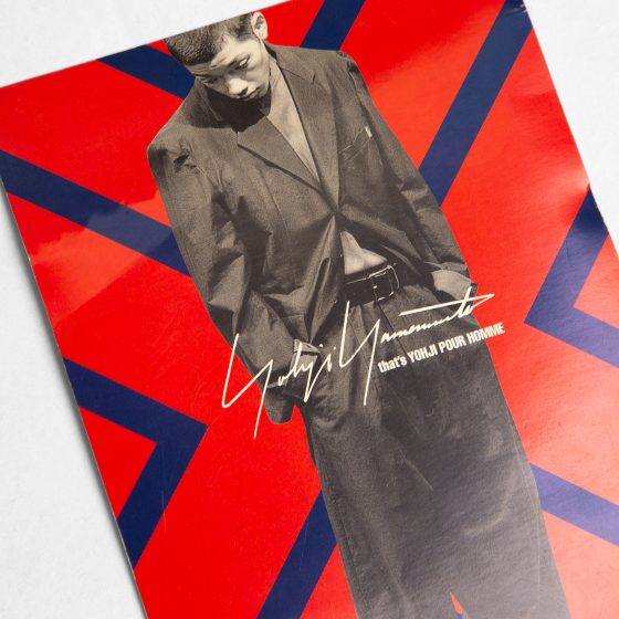 Yohji Yamamoto POUR HOMME SPRING SUMMER 2000 Invitation Card