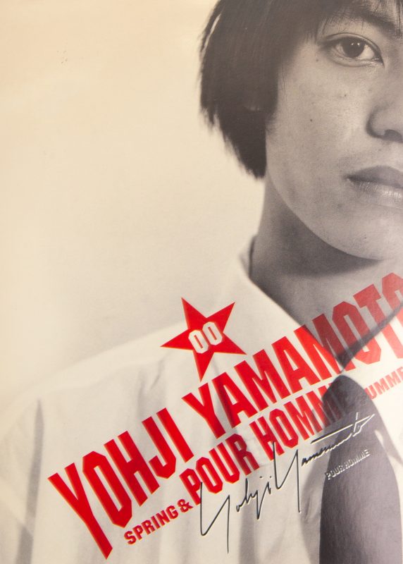 Yohji Yamamoto POUR HOMME SPRING – SUMMER 2000 Invitation Card 
