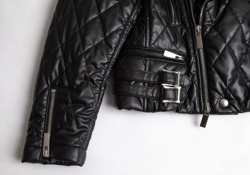 noir kei ninomiya A/W2018 Synthetic Leather Quilting Jacket
